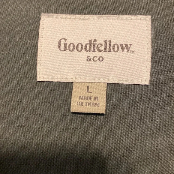Good fellow & Co. Gray polar Fleece With Snaps Size L - Picture 2 of 8